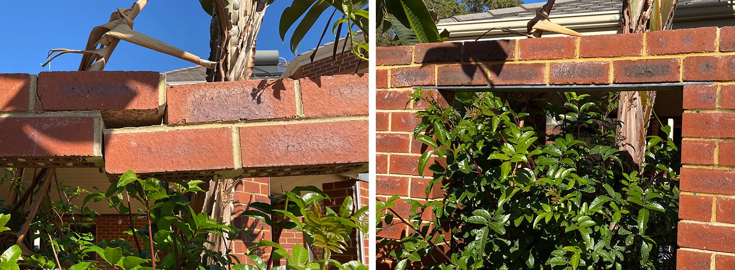 Lintel Project Before & After