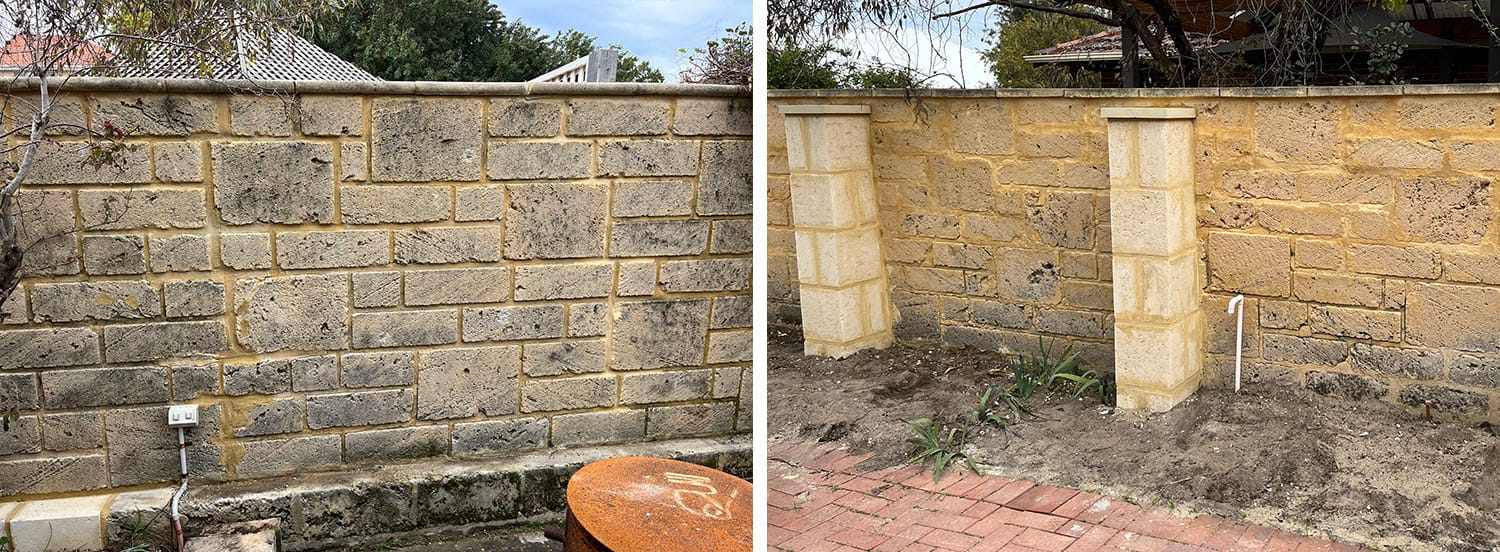 Limestone Wall Repairs