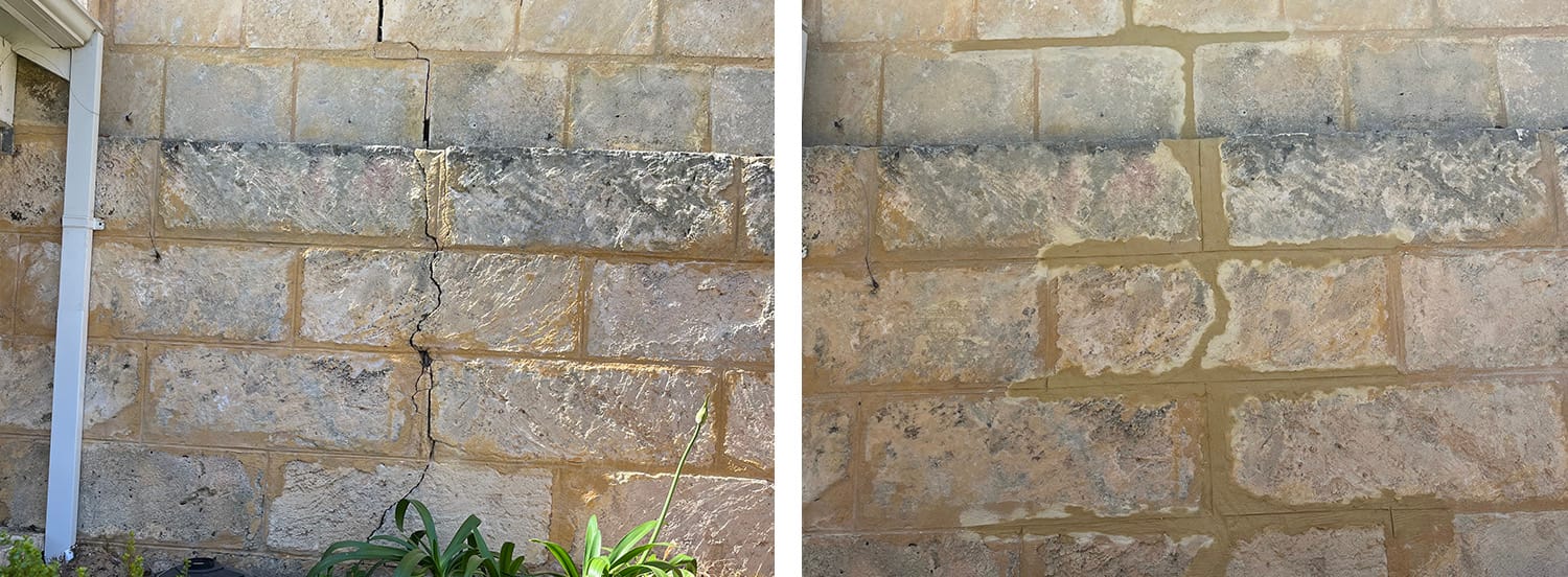 Crack Stitching Repairs Perth