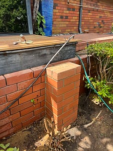 Leaning Boundary Wall Repairs