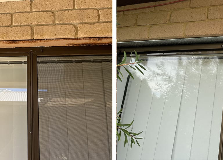 Rusted Lintel Replacement