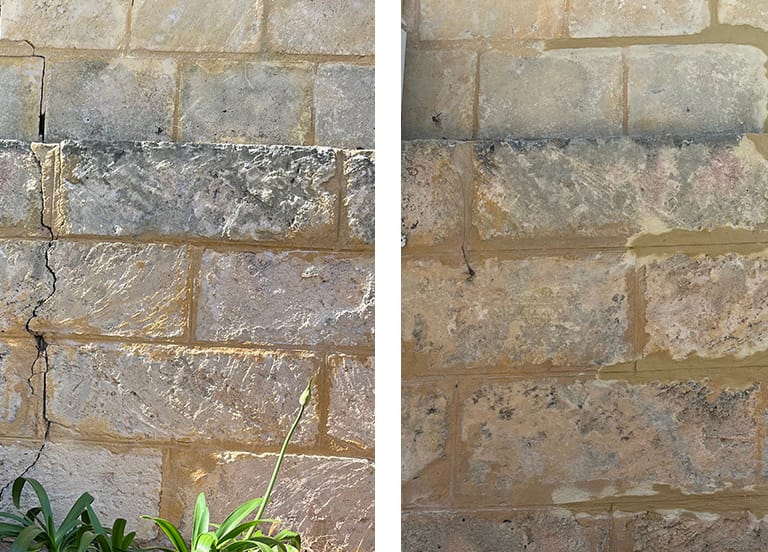 Crack Stitching Repairs Perth